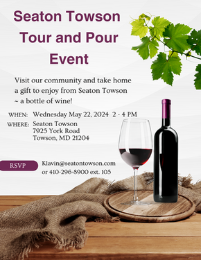 Tour and Pour Event at Seaton Towson