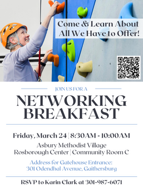 Networking Breakfast at Asbury Methodist Village