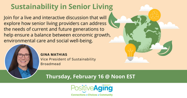 Sustainability in Senior Living