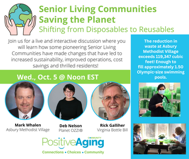 Senior Living Communities Saving the Planet: Shifting from Disposables to Reusables