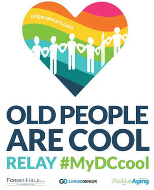 Old People Are Cool Relay in DC - Run, Bike, Drive