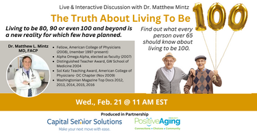 The Truth About Living To Be 100 with Dr. Matthew Mintz