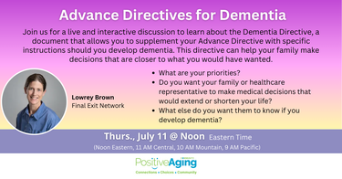 Advance Directives for Dementia