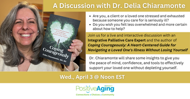 A Discussion with Dr. Delia Chiaramonte author of  Coping Courageously