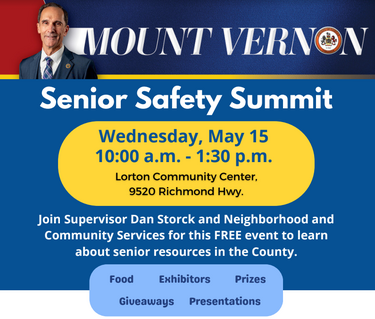 6th Annual Senior Safety Summit | Board of Supervisors - Mount Vernon