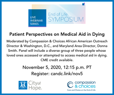 Patient Perspectives on Medical Aid in Dying