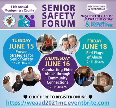 World Elder Abuse Awareness Day (WEAAD) 2021- Senior Safety Forum