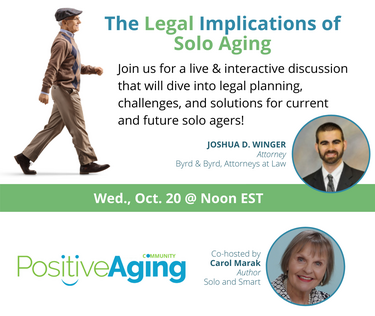 The Legal Implications of Solo Aging