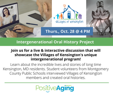 Intergenerational Oral History Project - Village Members and High School Students Connect