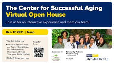 Virtual Open House - MedStar Montgomery Medical Center - Center of Successful Aging