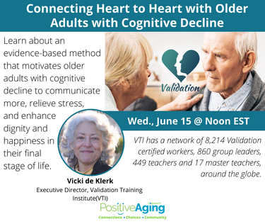 Validation Method - Connecting Heart to Heart with Older Adults with Cognitive Decline