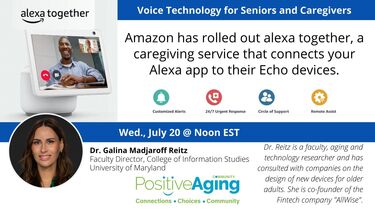 Amazon alexa together - Voice Technology for Seniors and Caregivers