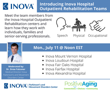 Introducing Inova Hospital Outpatient Rehabilitation Teams