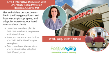 Discussion with Emergency Room Physician Brittany A. Lamb, MD