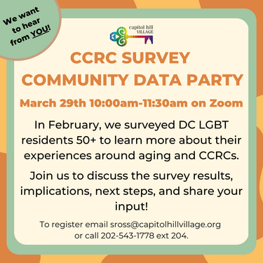 CCRC Survey Community Data Party