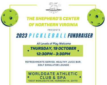 Pickleball Mixer & Fundraiser to support Shepherd's Centers of NOVA