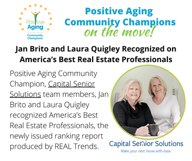 Capital Senior Solutions, Jan Brito and Laura Quigley Recognized by America’s Best Real Estate Professionals